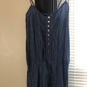 Jean color jumpsuit